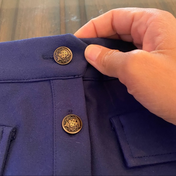 ModCloth Blue Ponte A Line Skirt NWT Blue - Picture 4 of 13